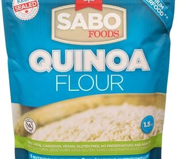 Sabo Foods Quinoa Flour (Baked & Non-Baked Recipes ), Non-GMO, Vegan , Gluten-Free 1.5KG